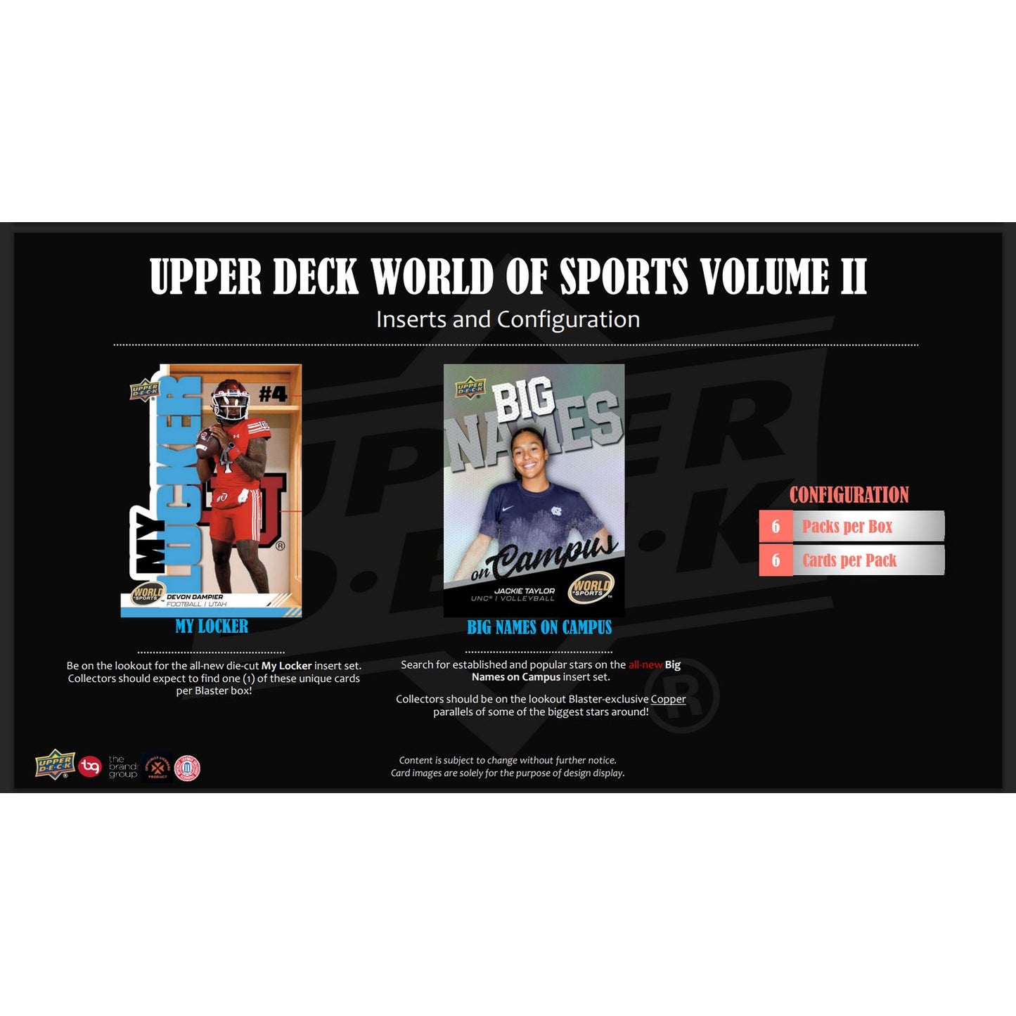 2025 Upper Deck World of Sports Vol.2 Blaster Box