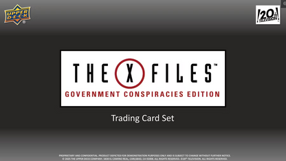 2025 Upper Deck The X-Files: Government Conspiracies Edition Hobby Box *Contact Us To Order*