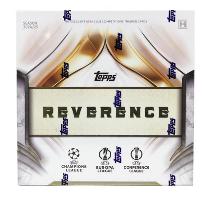 2024-25 Topps Reverence UEFA Club Champions League Soccer Hobby 4-Box Case