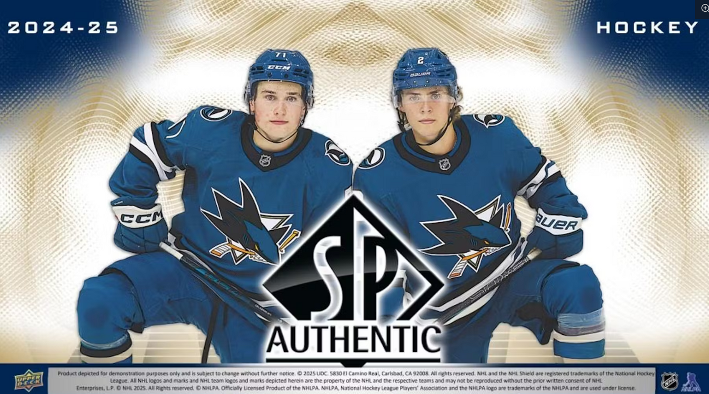 2024-25 Upper Deck SP Authentic Hockey Hobby Box *Contact Us To Order*