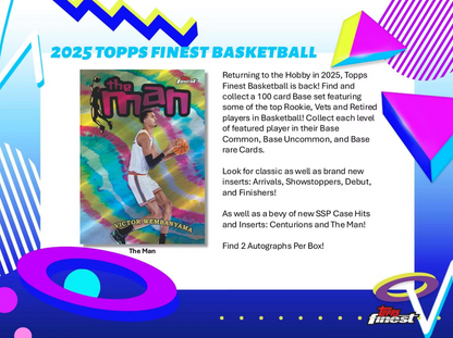 2024-25 Topps Finest Basketball Hobby Box