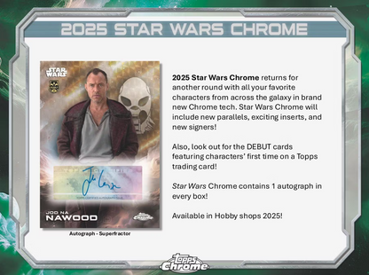 2025 Topps Star Wars Chrome Hobby Box