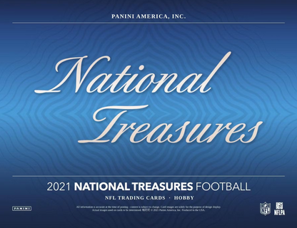 2021 Panini National Treasures Football 4-Box Hobby Case