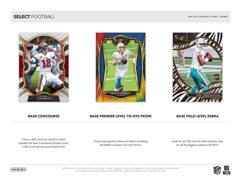 2020 Panini Select Football Hobby Box