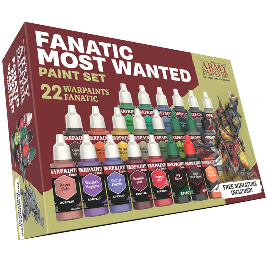 Army Painter: Warpaints Fanatic Most Wanted Set Combo