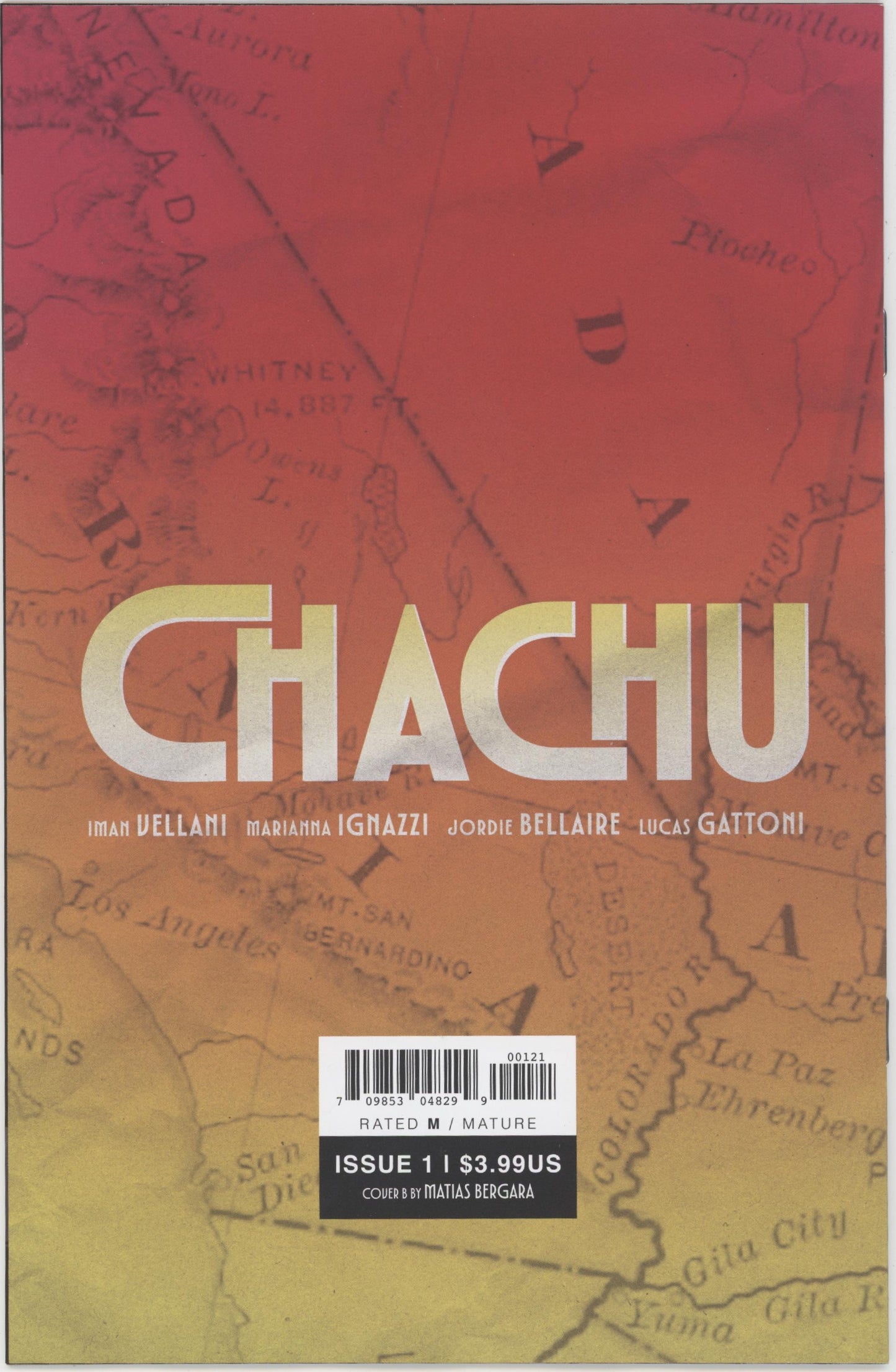 Chachu #1 (Of 5) Cover B 1 in 10 Matias Bergara Variant