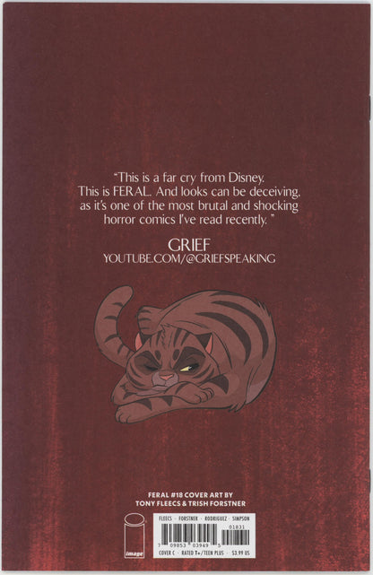 Feral Issue #18C 1:10 Retailer Incentive Variant Cover