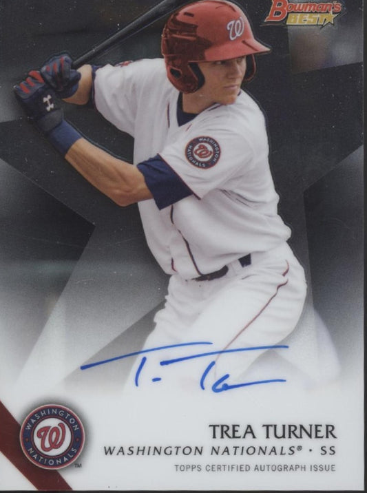 Trea Turner 2015 Bowman's Best Auto #B15-TT