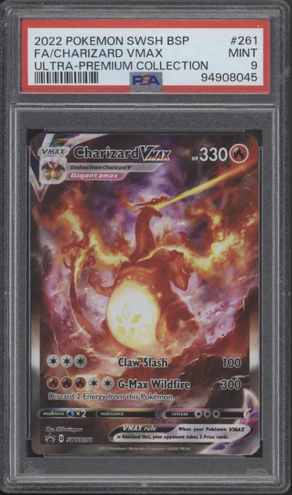 Charizard VMAX Pokemon Ultra Premium Collection Full Art #261 PSA 9 #1