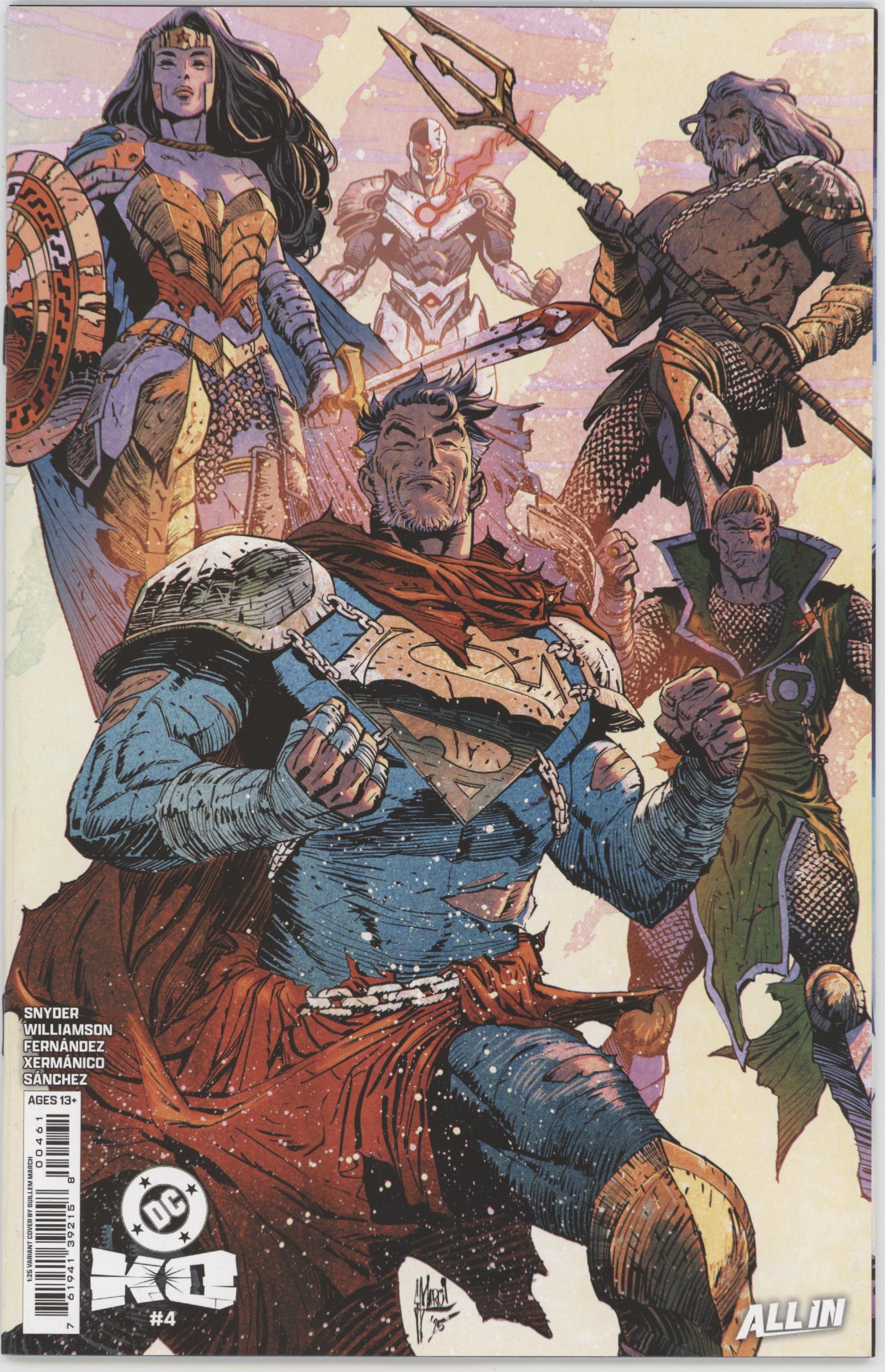 DC K.O. #4 (Of 5) Cover K 1 in 25 Guillem March Card Stock Variant、DC Comics、kayou