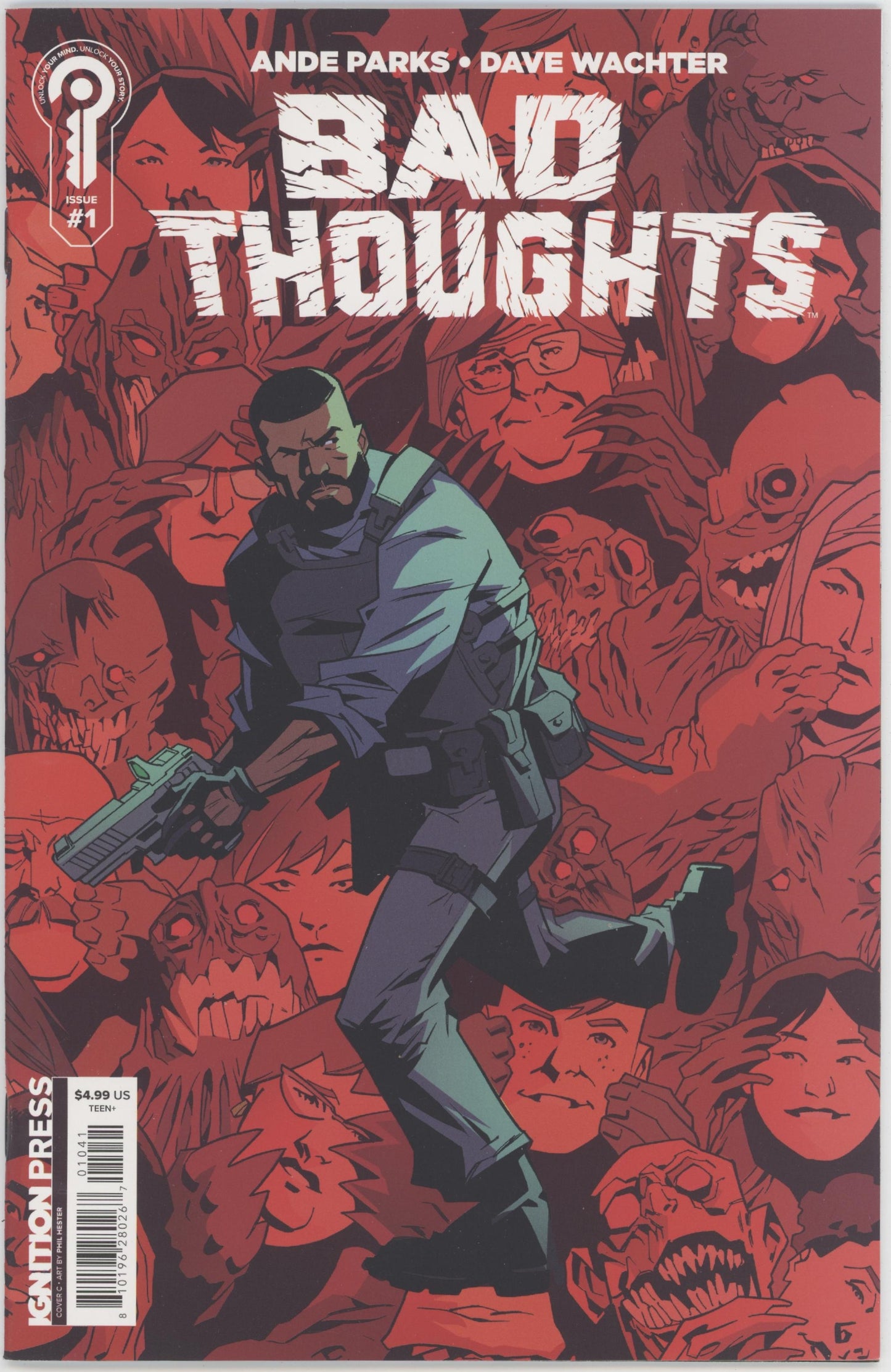 Bad Thoughts #1 Cover C Phil Hester 1 in 10