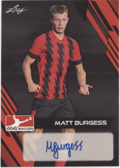 Matt Burgess 2023 Leaf Goal Auto #BA-MB1