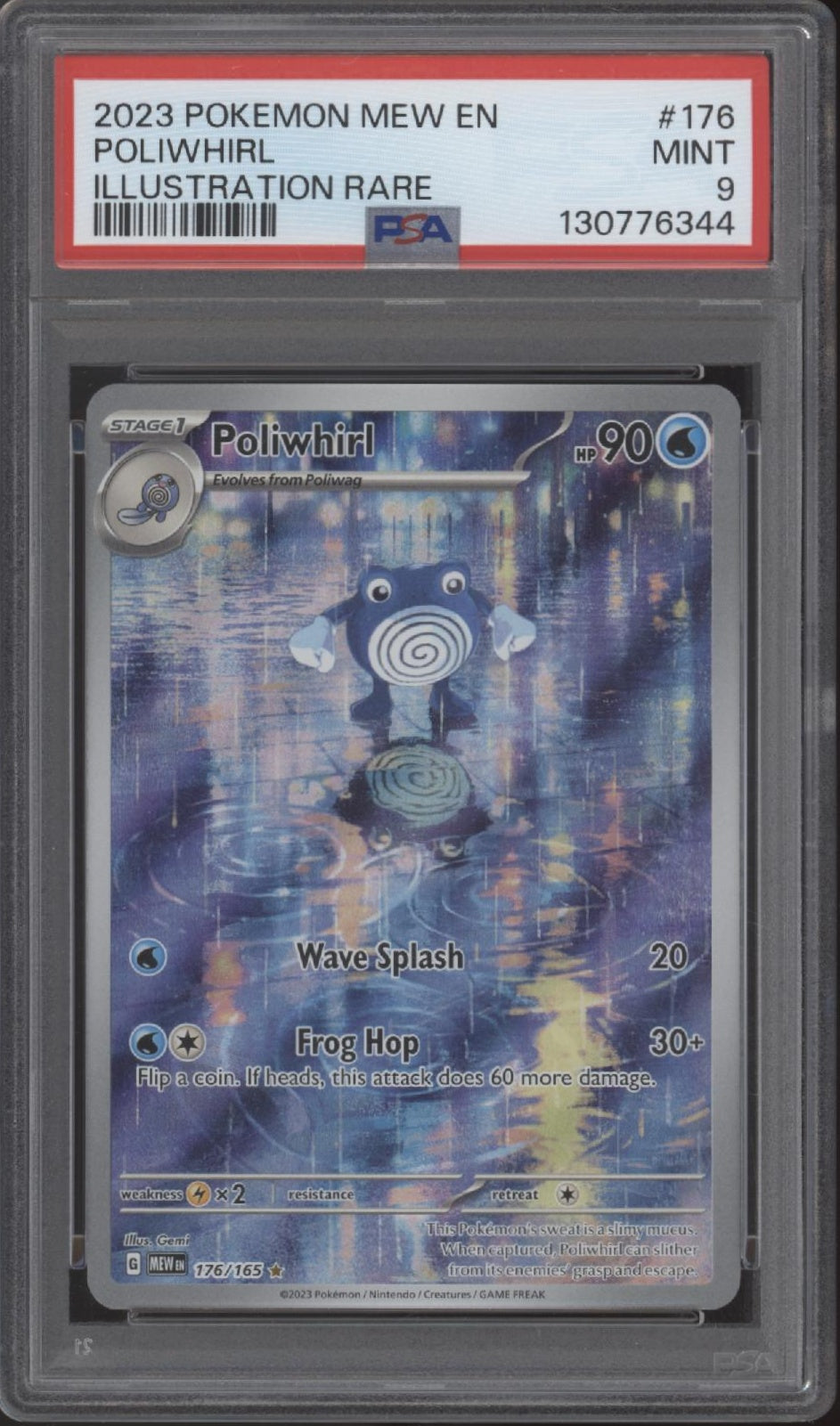 Poliwhirl Pokemon 151 Illustration Rare #176 PSA 9 #2、Collector Store LLC Gaming、kayou