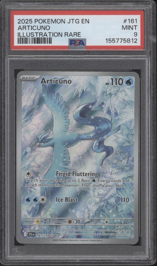 Articuno Pokemon Journey Together Illustration Rare #161 PSA 9 #1