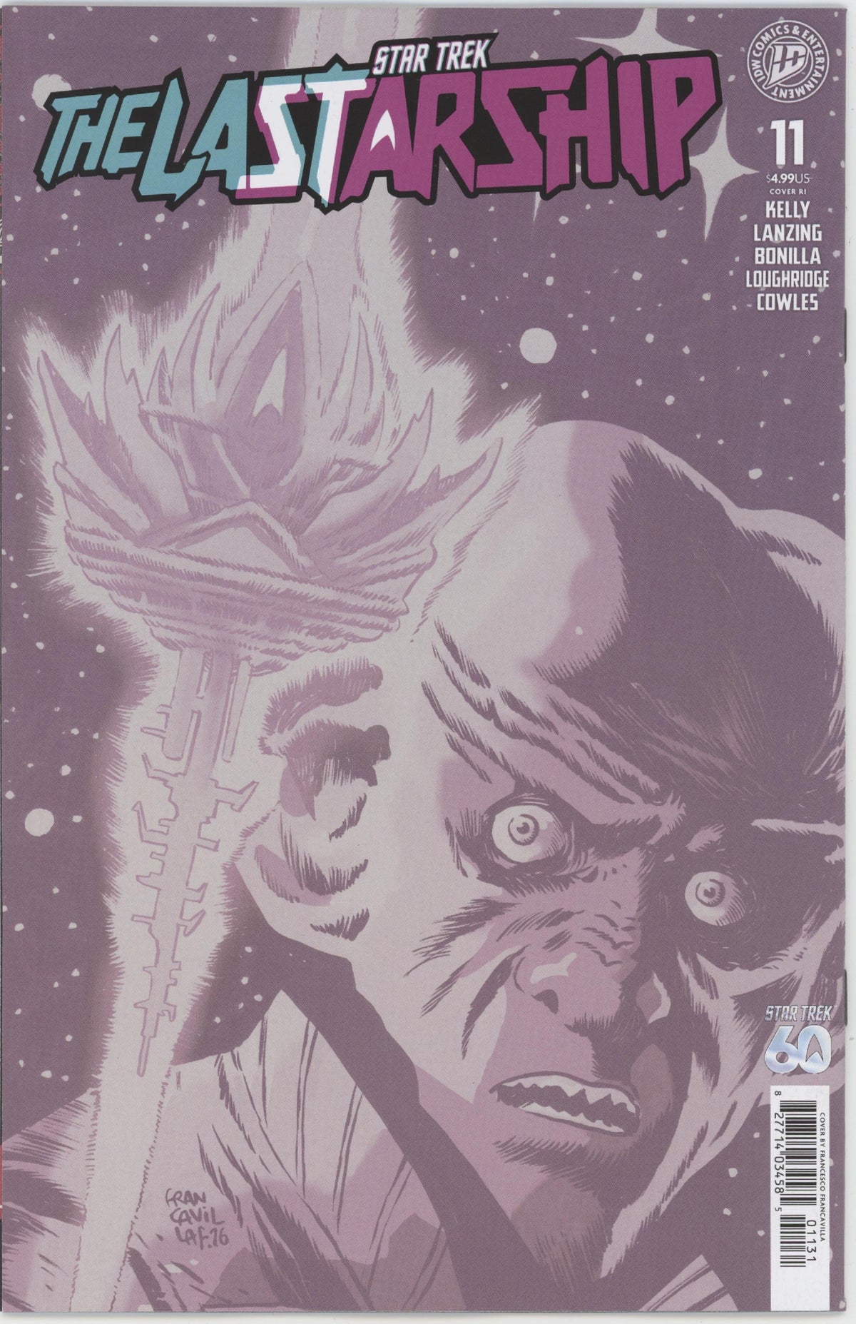 Star Trek: The Last Starship #11 Variant Ri (10) (Francavilla Full Art)