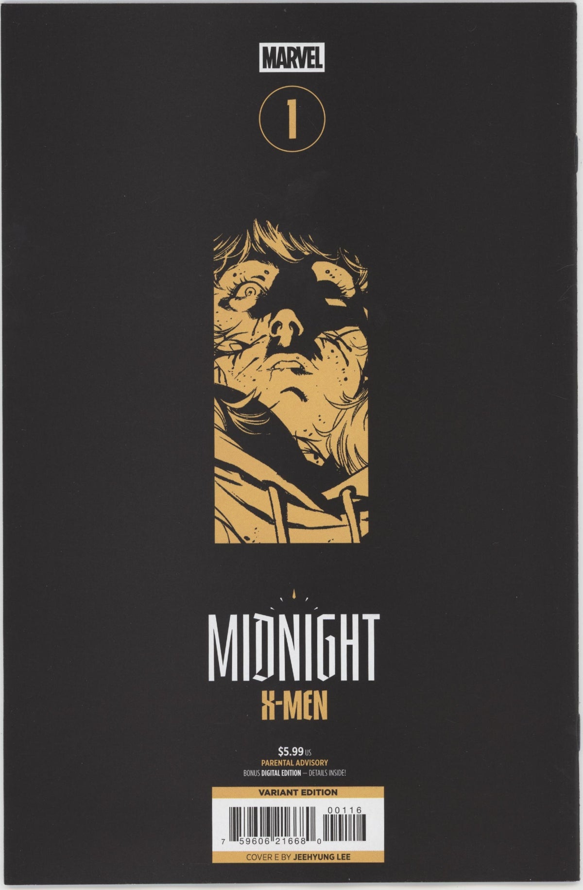 Midnight X-Men #1 Cover E Jeehyung Lee Midnight Gallery 1 in 25 Variant