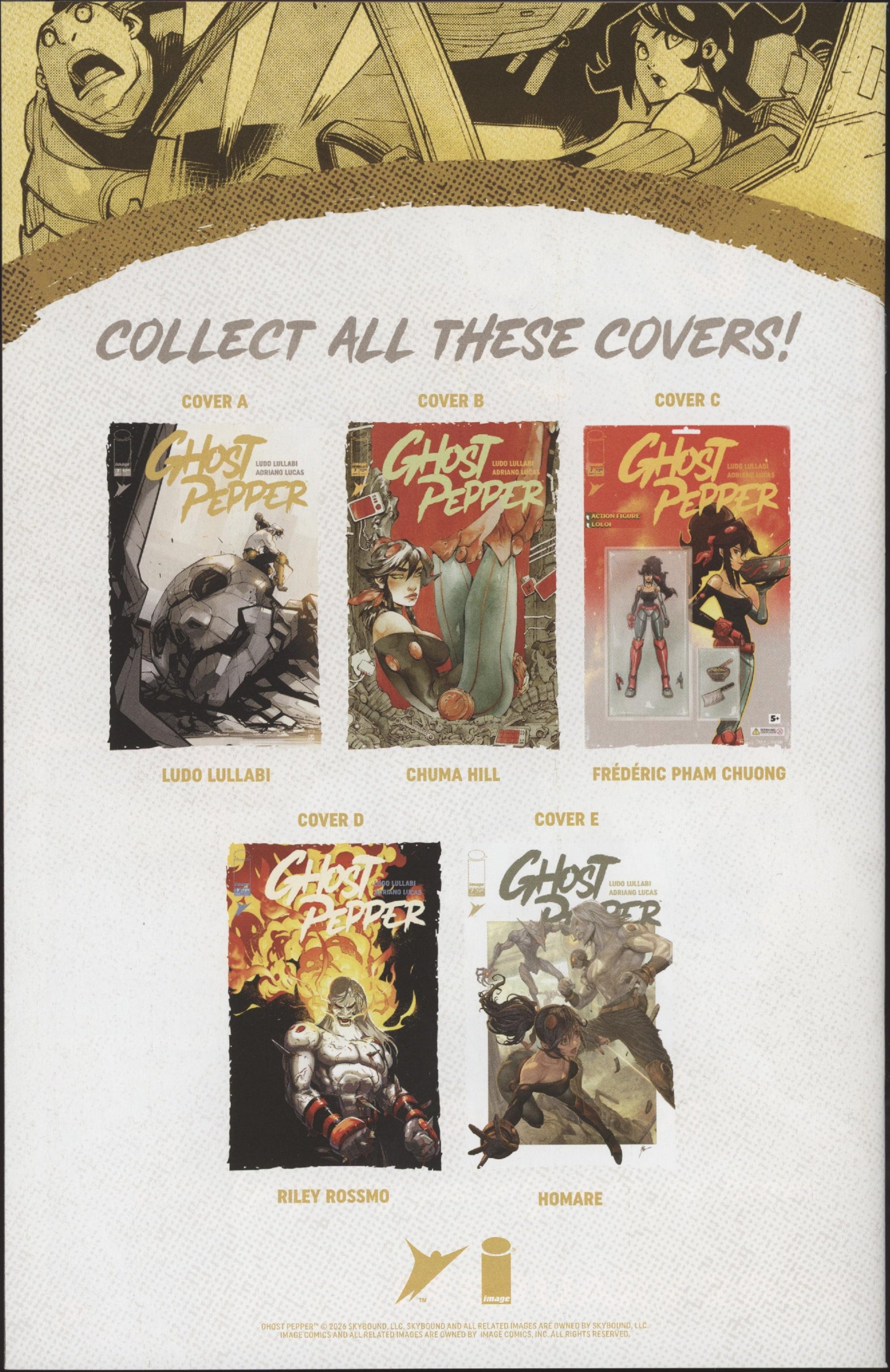 Ghost Pepper #7 Cover C 1 in 10 Frederic Pham Chuong Action Figure Variant、Image Comics、kayou