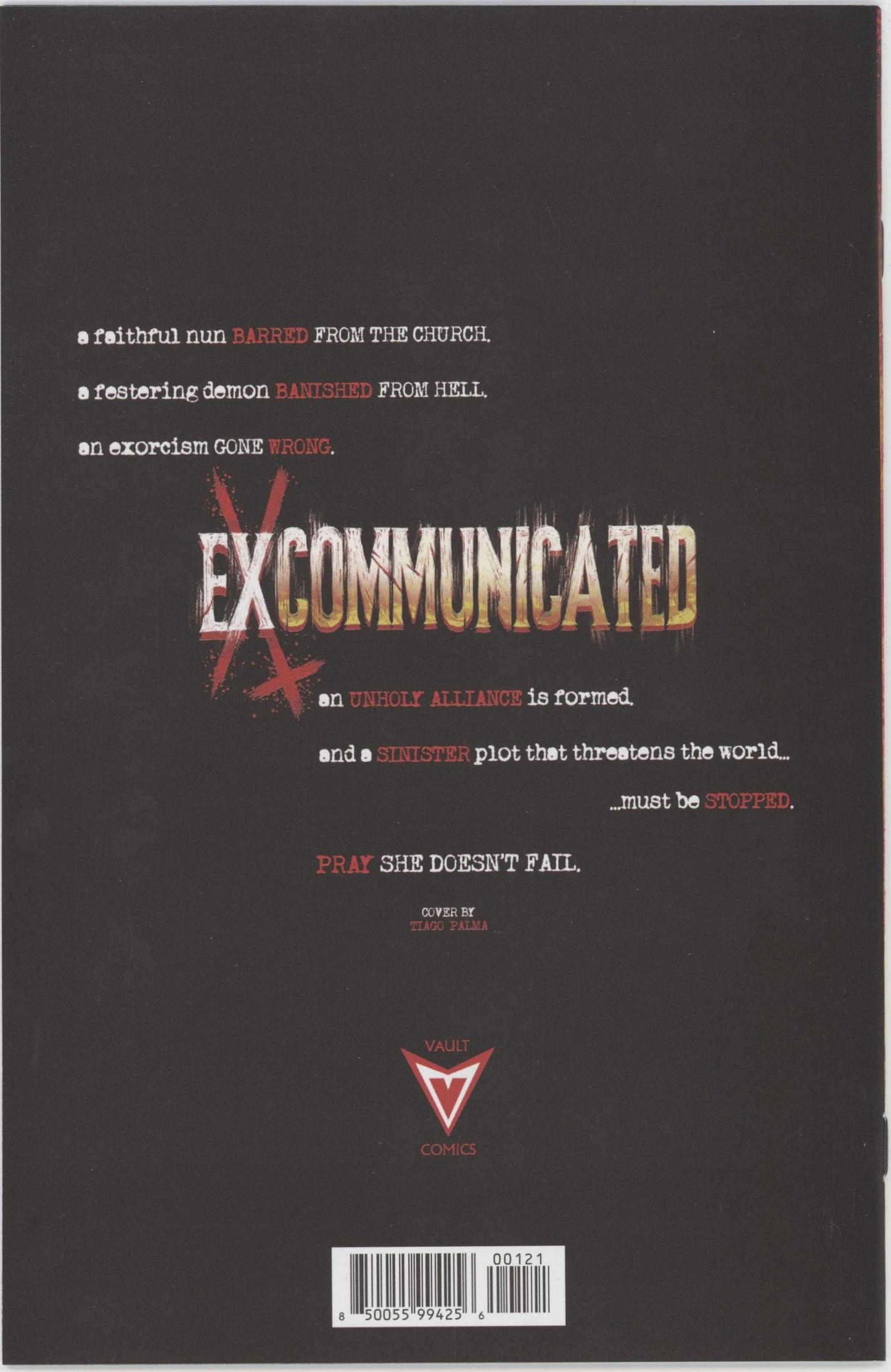 Excommunicated #1 Cover B Inc 1:1 (10) Tiago Palma Variant