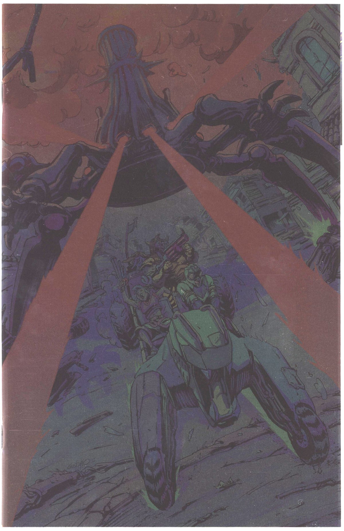 Power Rangers Green #2 E 1 in 10 Variant Edition Foil Variant (Full Art, Foil, Vargas)