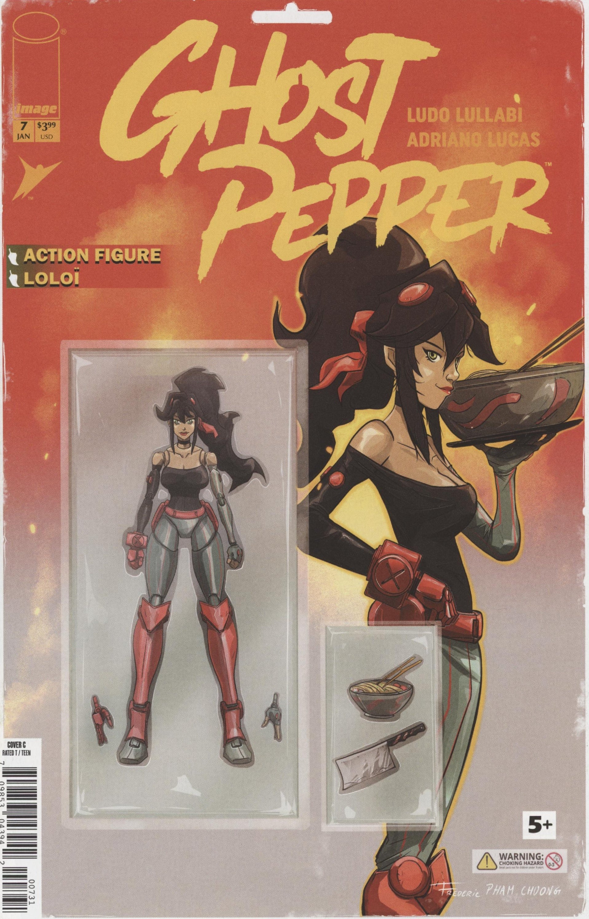 Ghost Pepper #7 Cover C 1 in 10 Frederic Pham Chuong Action Figure Variant、Image Comics、kayou