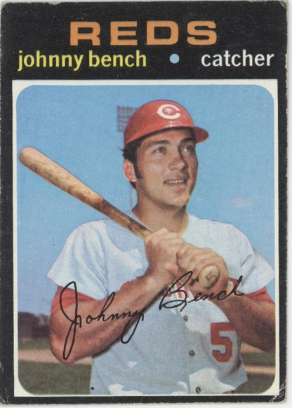 Johnny Bench 1971 Topps #250 Cincinnati Reds VG