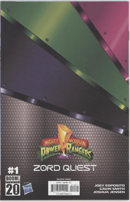 Mighty Morphin Power Rangers: Zord Quest #1 F Unlimited Variant (Full Art, Coller)