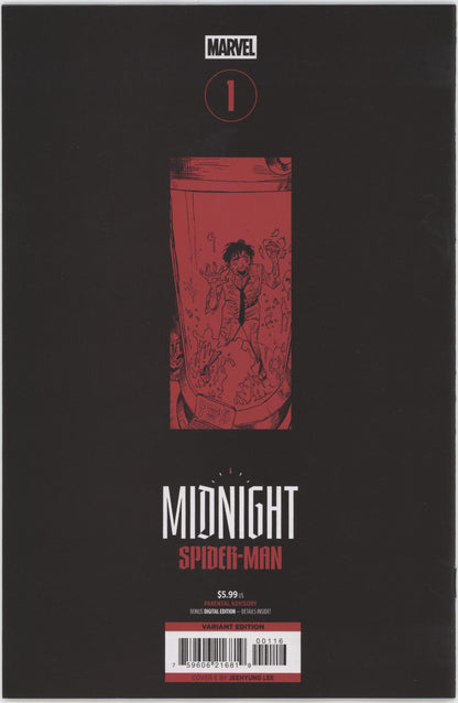 Midnight Spider-Man #1 Cover E Jeehyung Lee Midnight Gallery 1 in 25 Variant