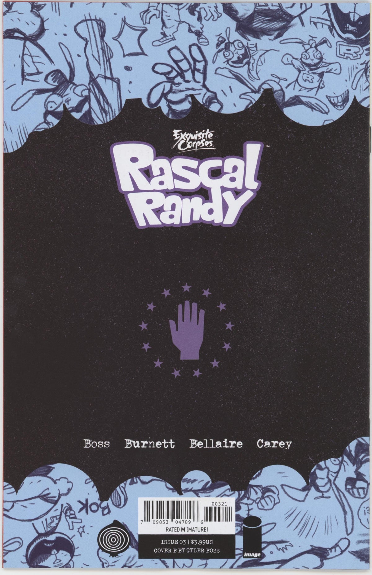 Exquisite Corpses Rascal Randy #3 (Of 5) Cover B 1 in 10 Tyler Boss Full Art Variant (Mature)