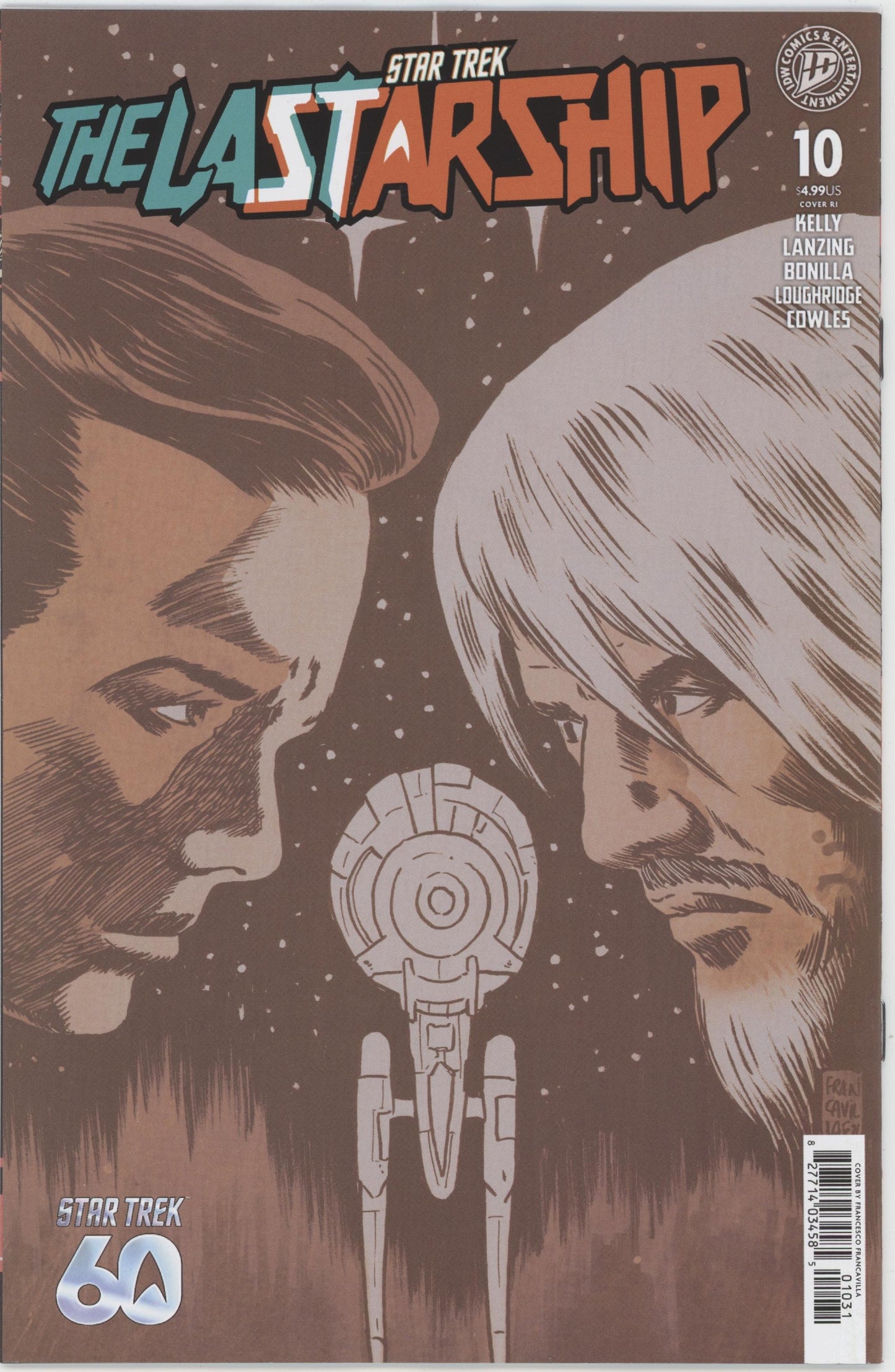 Star Trek: The Last Starship #10 Variant Ri (10) (Francavilla Full Art)
