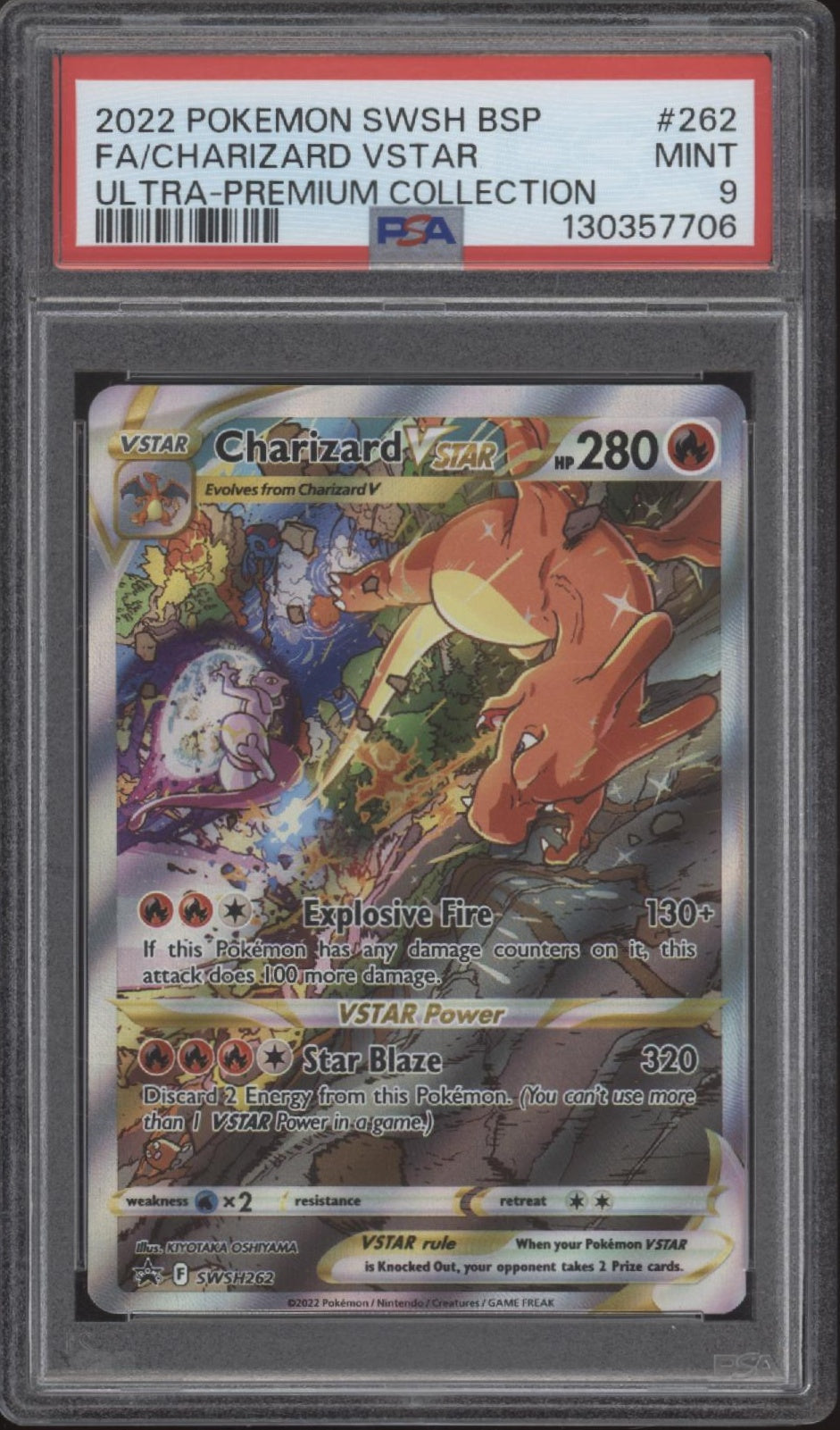Charizard VSTAR Pokemon Ultra Premium Collection Full Art #262 PSA 9 #1