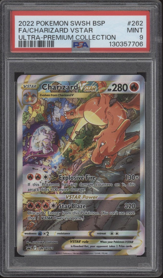 Charizard VSTAR Pokemon Ultra Premium Collection Full Art #262 PSA 9 #1