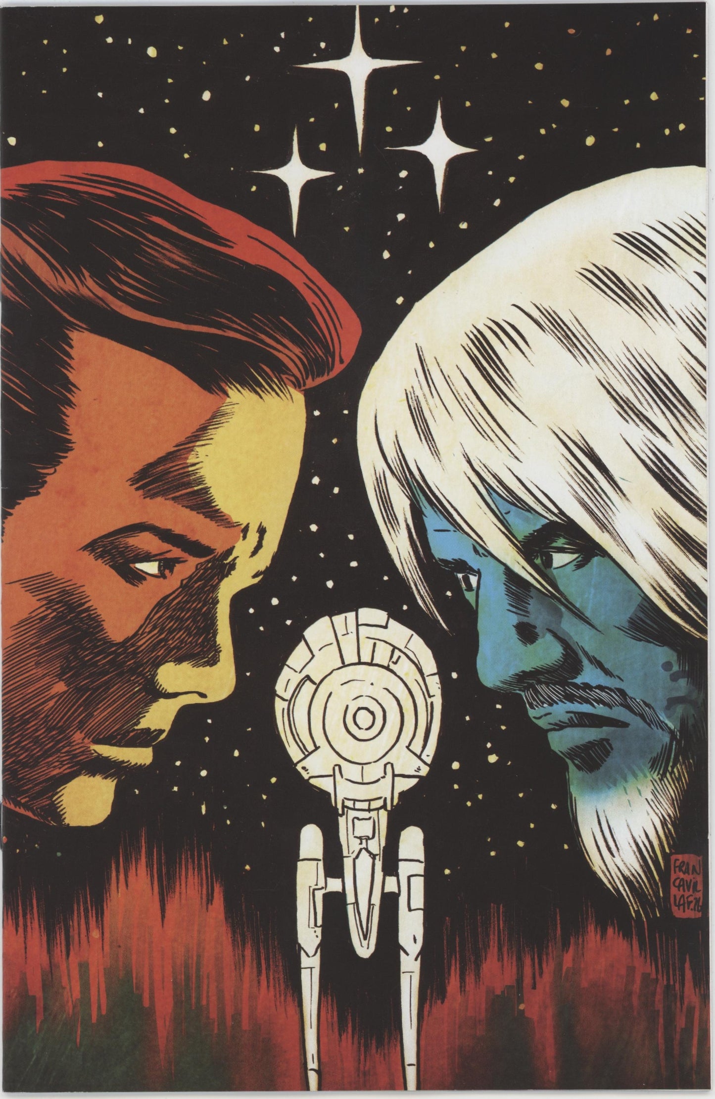 Star Trek: The Last Starship #10 Variant Ri (10) (Francavilla Full Art)