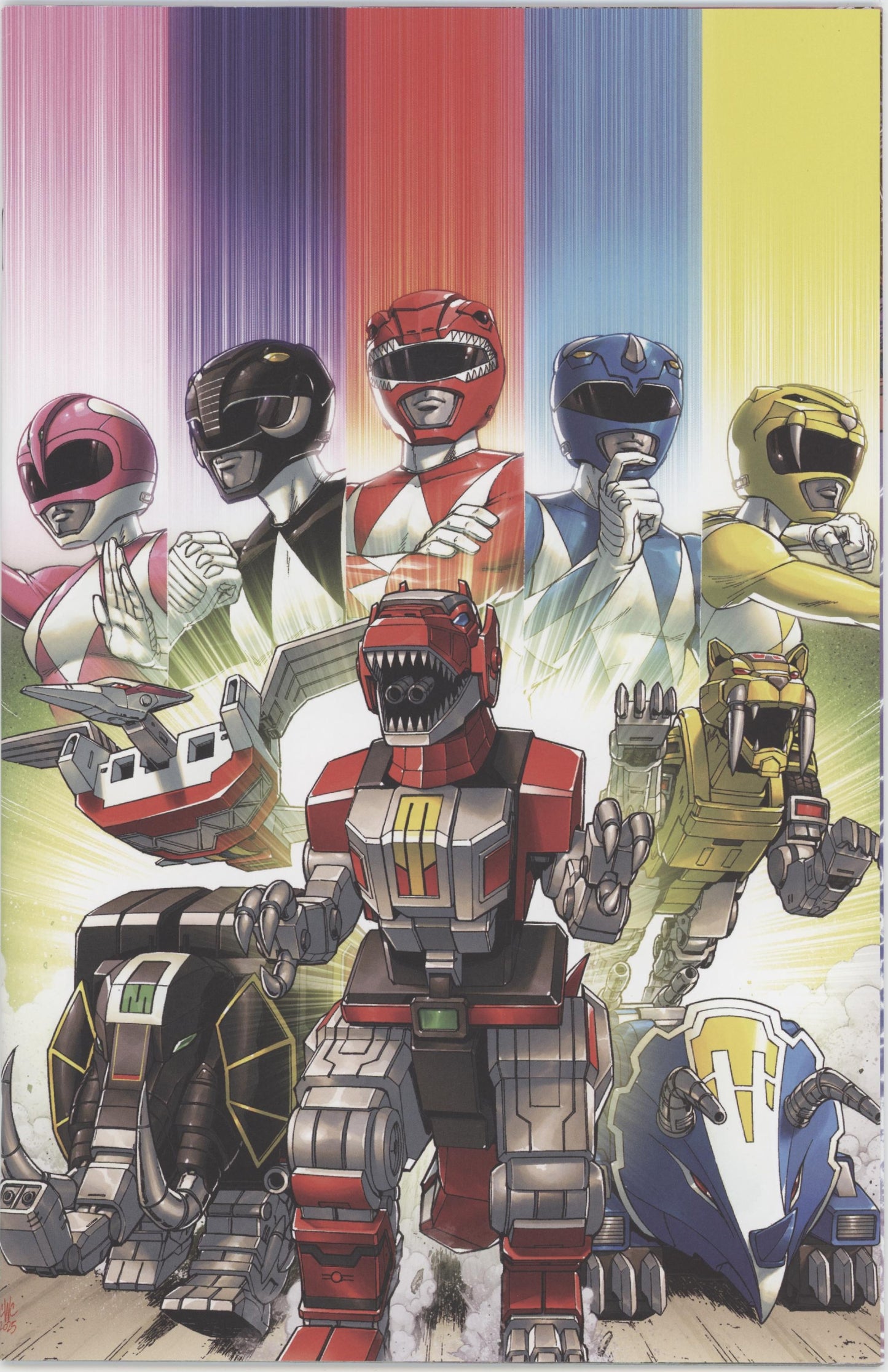 Mighty Morphin Power Rangers: Zord Quest #1 F Unlimited Variant (Full Art, Coller)