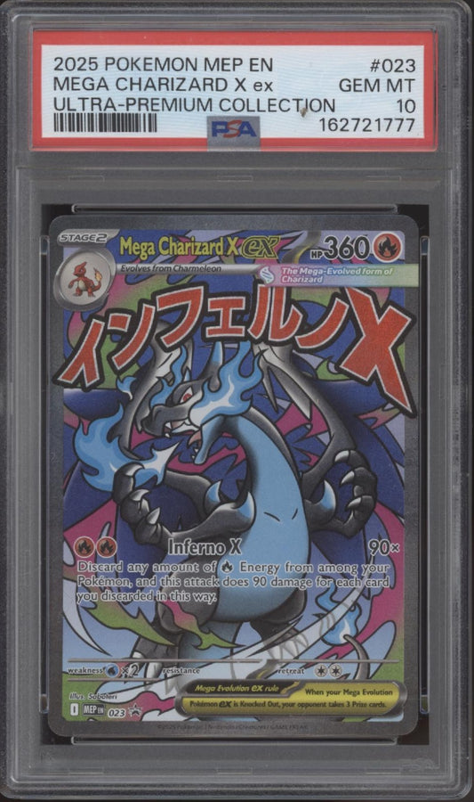 Mega Charizard X ex Pokemon Mega Evolution Ultra Premium Collection 23 PSA 10 #2