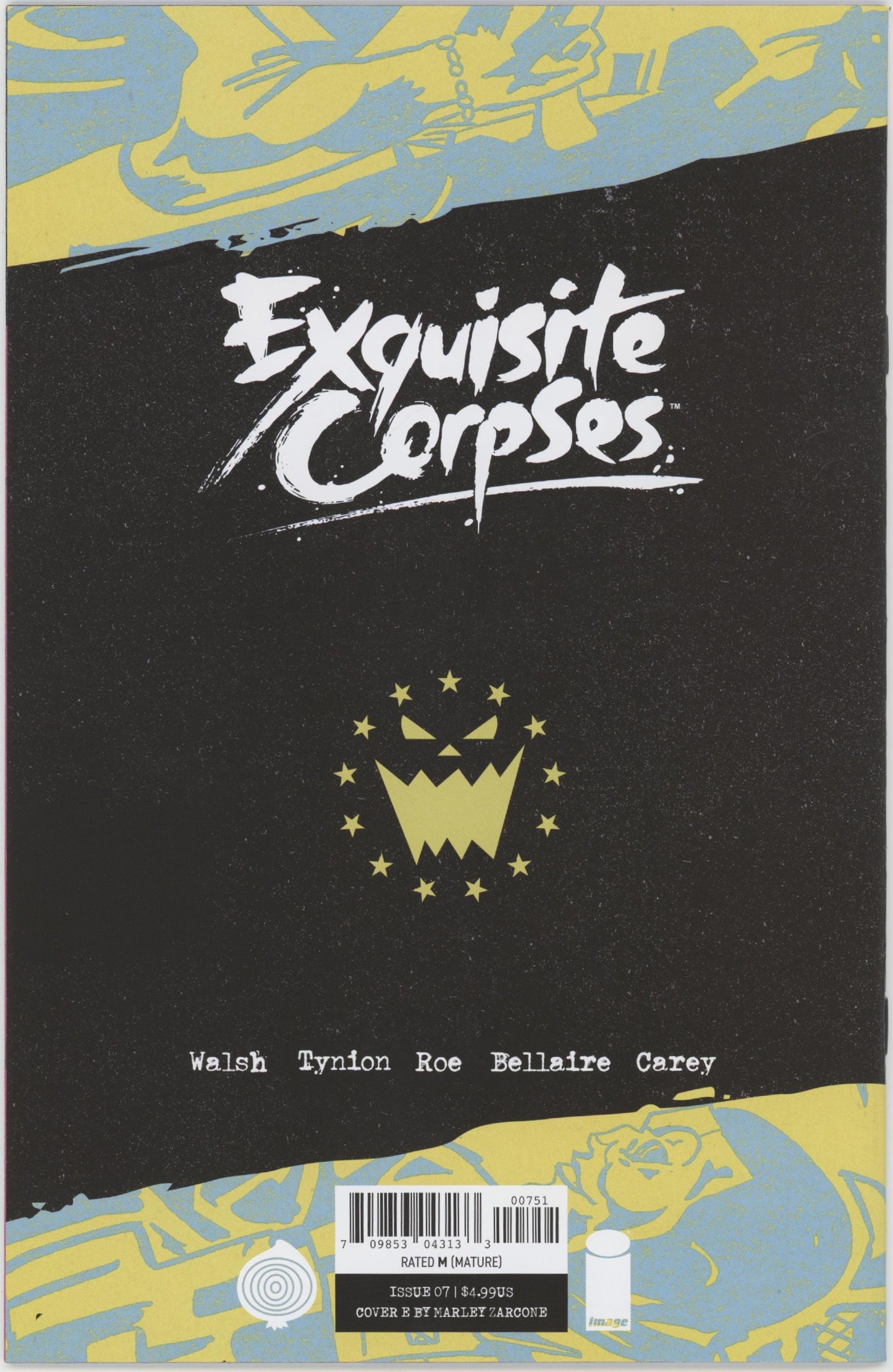 Exquisite Corpses #7 Cover E 1 in 25 Marley Zarcone Variant (Mature)