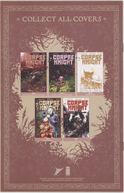 Corpse Knight #6 (Of 6) Cover C 1 in 10 Tonci Zonjic Storybook Variant (Mature)