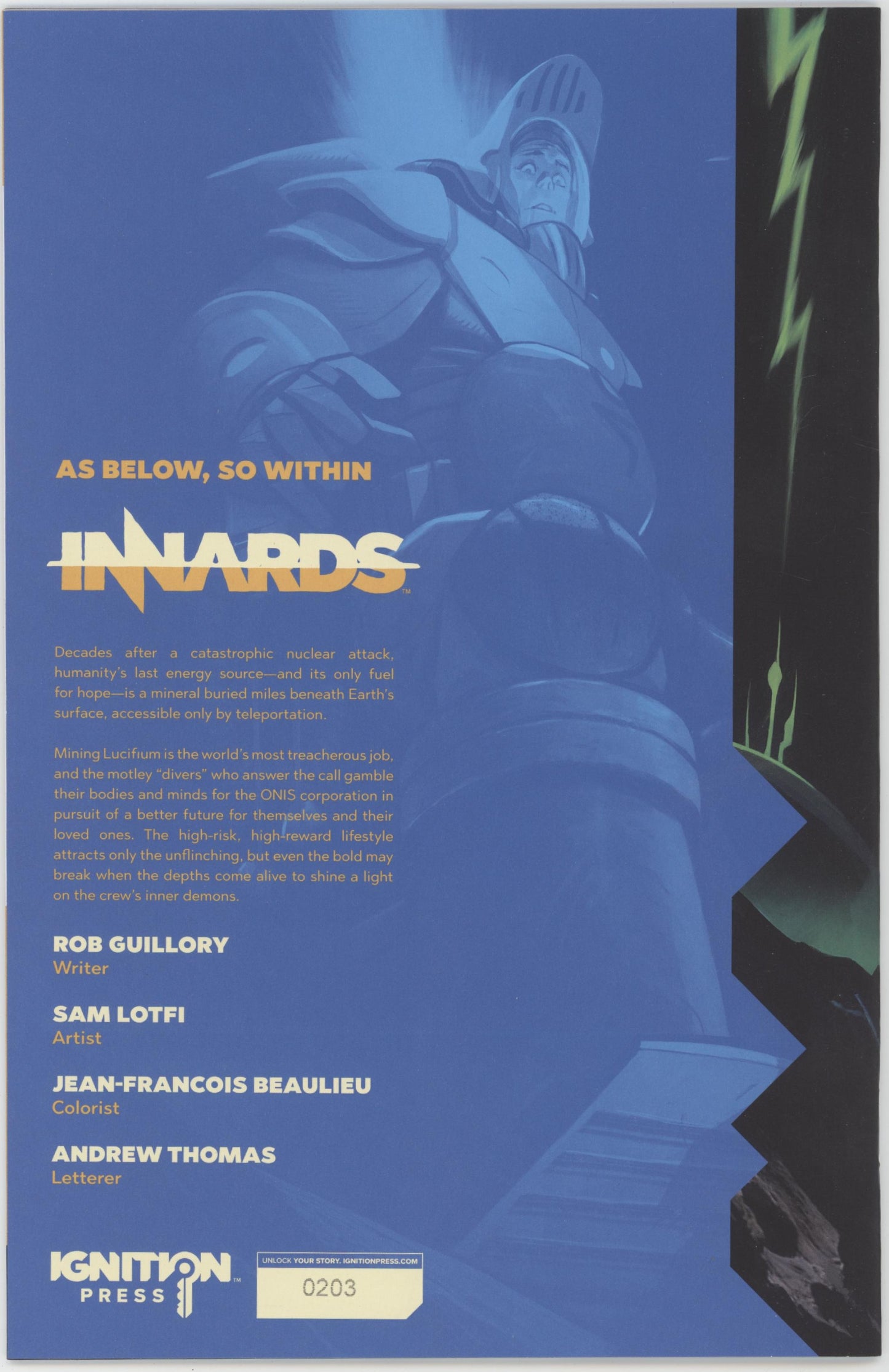 Innards #1 Cover C Mike Huddleston 1 in 10