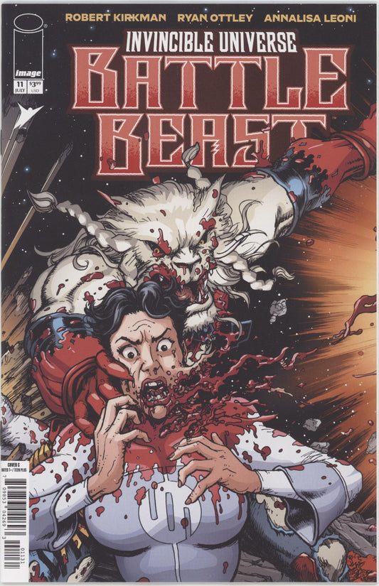 Invincible Universe Battle Beast #11 Cover C 1 in 10 Chris Burnham & Brian Reber Connecting Variant