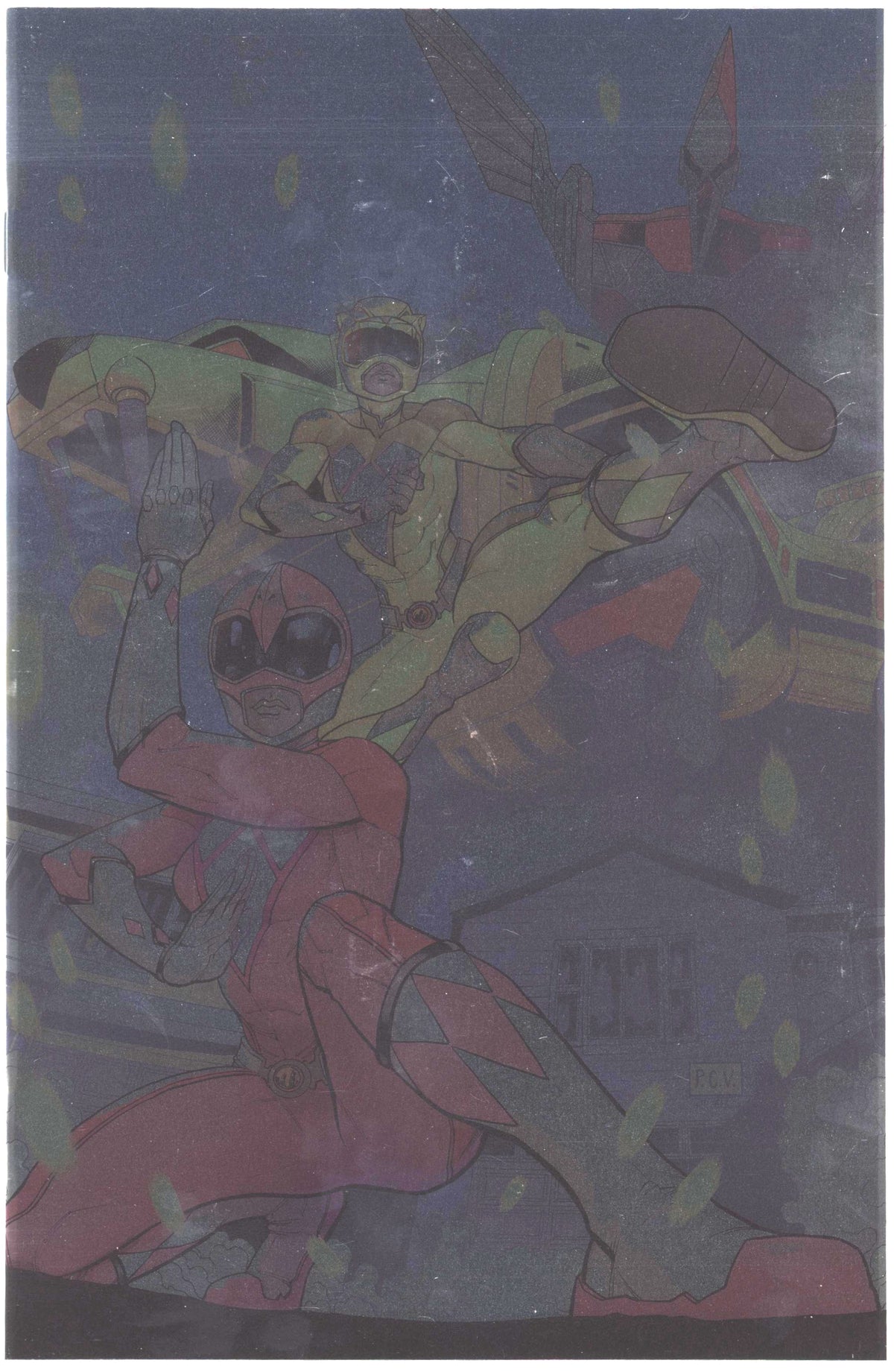 Mighty Morphin Power Rangers (2026) #3 F 1 in 10 Variant Edition Foil Variant (Full Art, Foil, Sevy)