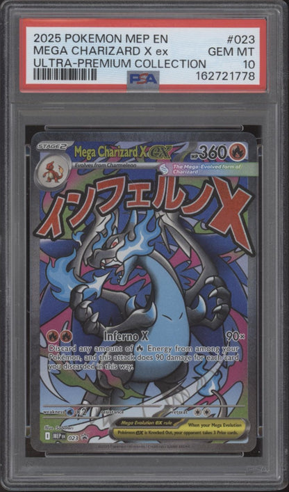 Mega Charizard X ex Pokemon Mega Evolution Ultra Premium Collection 23 PSA 10 #3