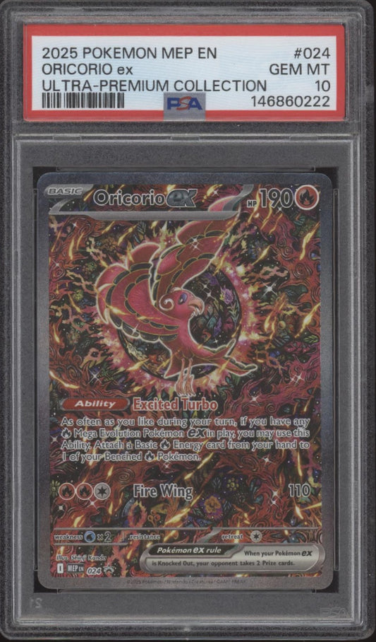 Oricorio ex Pokemon Mega Evolution Ultra Premium Collection Promo #024 PSA 10 #3