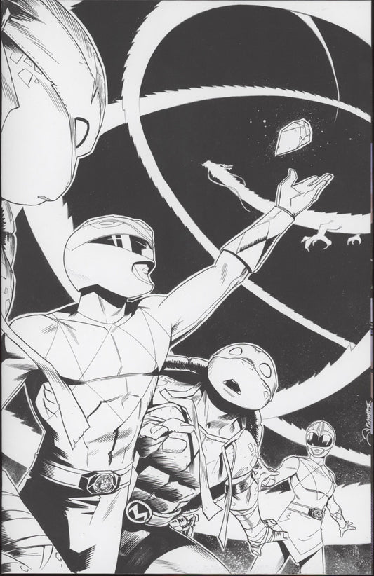 Mighty Morphin Power Rangers / Teenage Mutant Ninja Turtles III #4 E 1 in 10 Variant Edition (Full Art, Zonno)