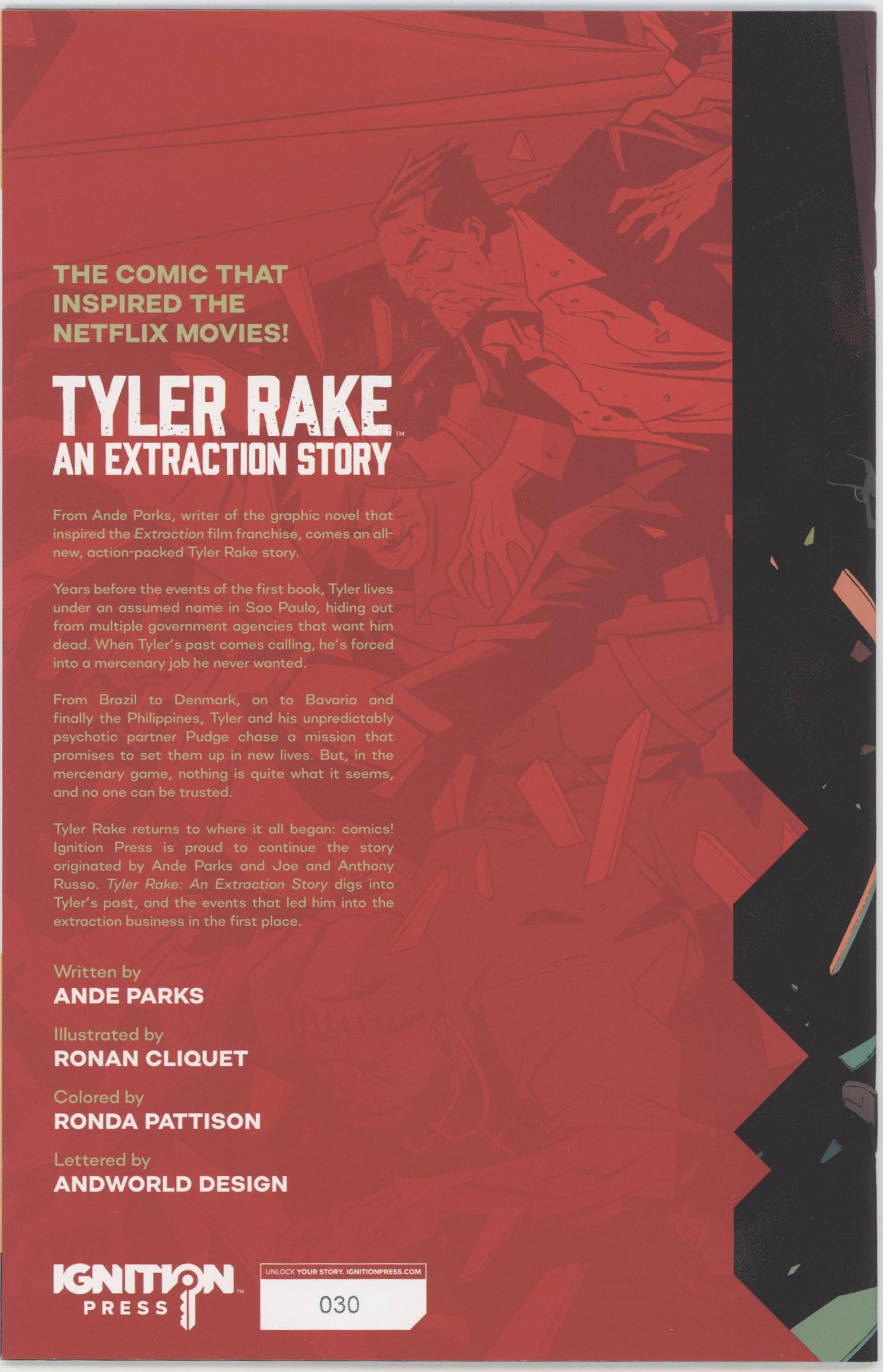 Tyler Rake: An Extraction Story #1 Cover C Phil Hester 1 in 10