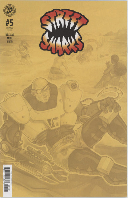 Street Sharks #5 Variant RIA (10) (Beals Full Art)