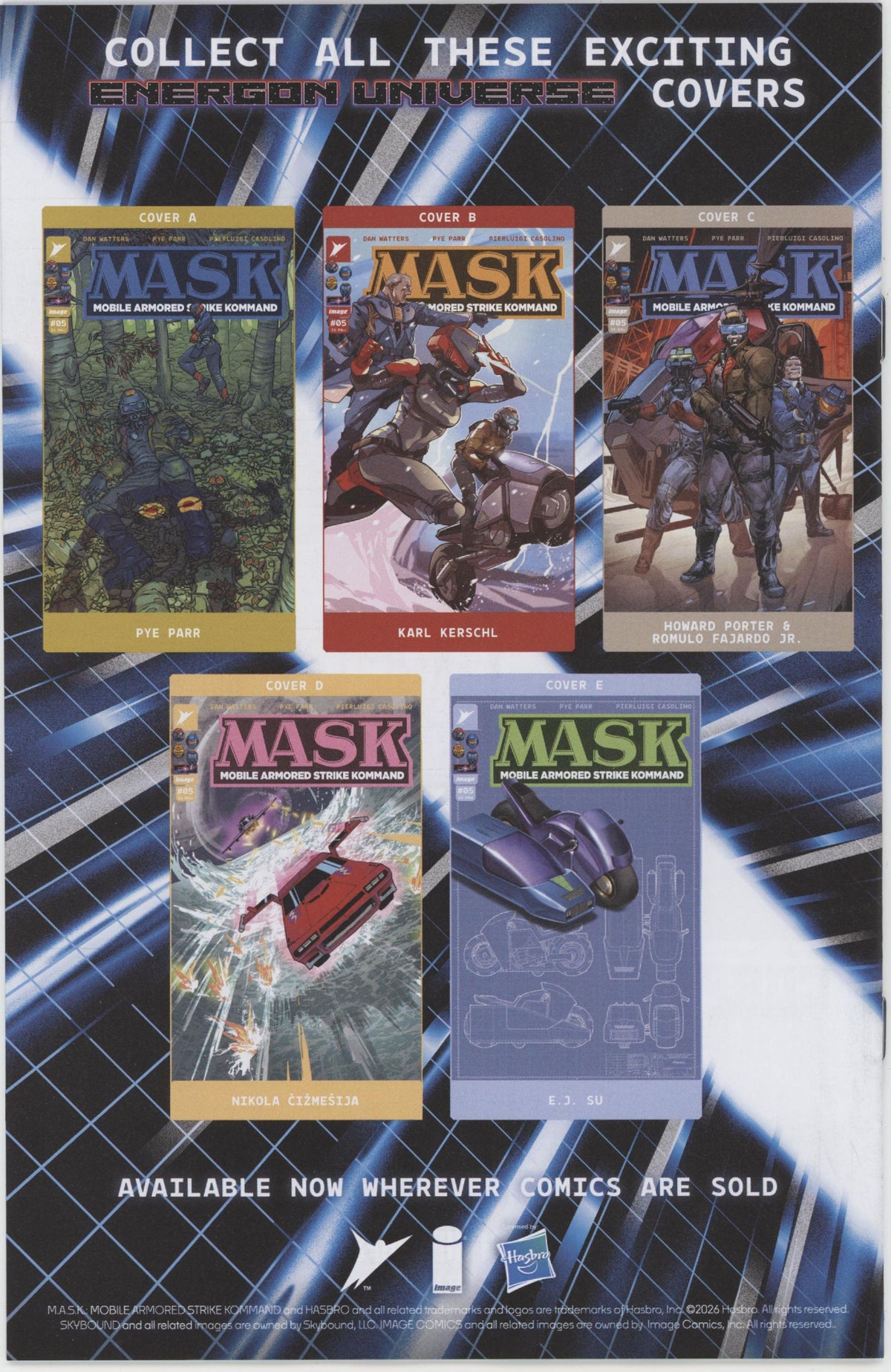 Mask #5 Cover D 1 in 25 Nikola Cizmesija Variant