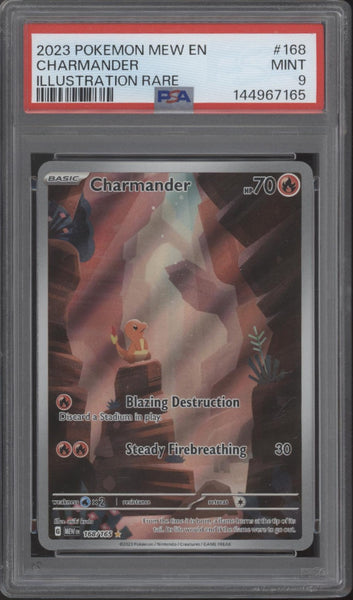 Charmander Pokemon 151 Illustration Rare #168 PSA 9 #2