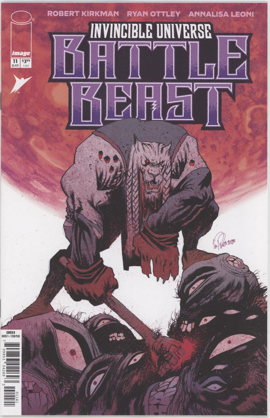 Invincible Universe Battle Beast #11 Cover D 1 in 25 James Harren Variant