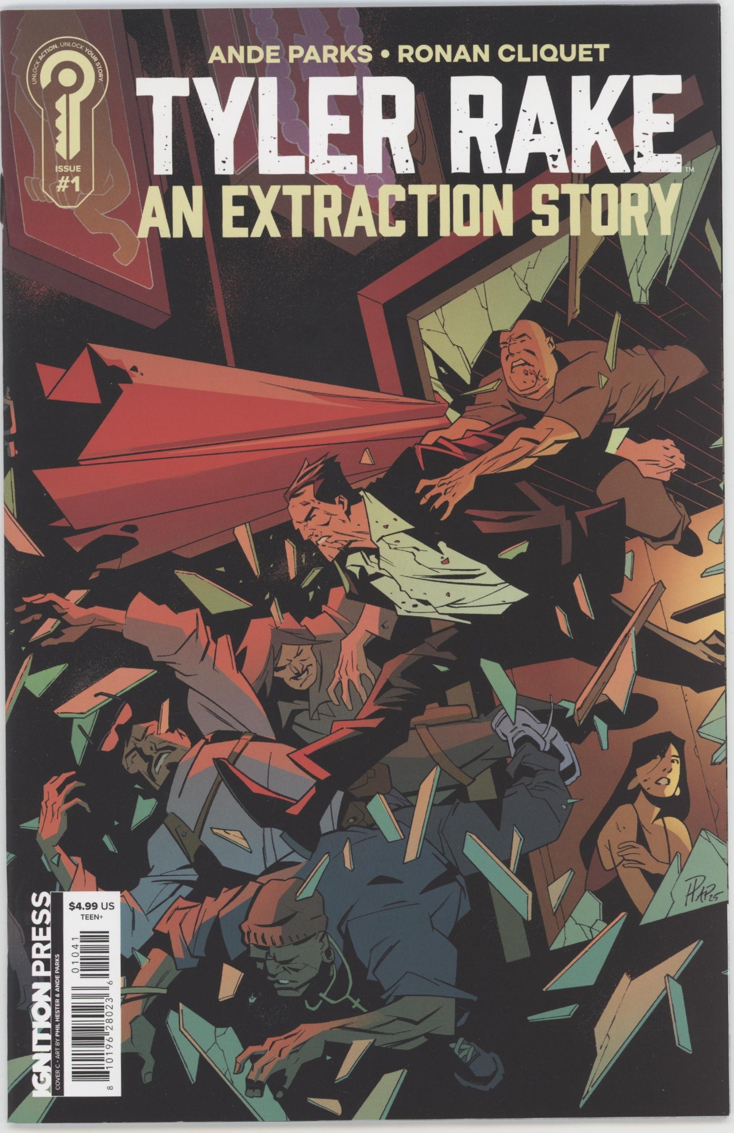Tyler Rake: An Extraction Story #1 Cover C Phil Hester 1 in 10
