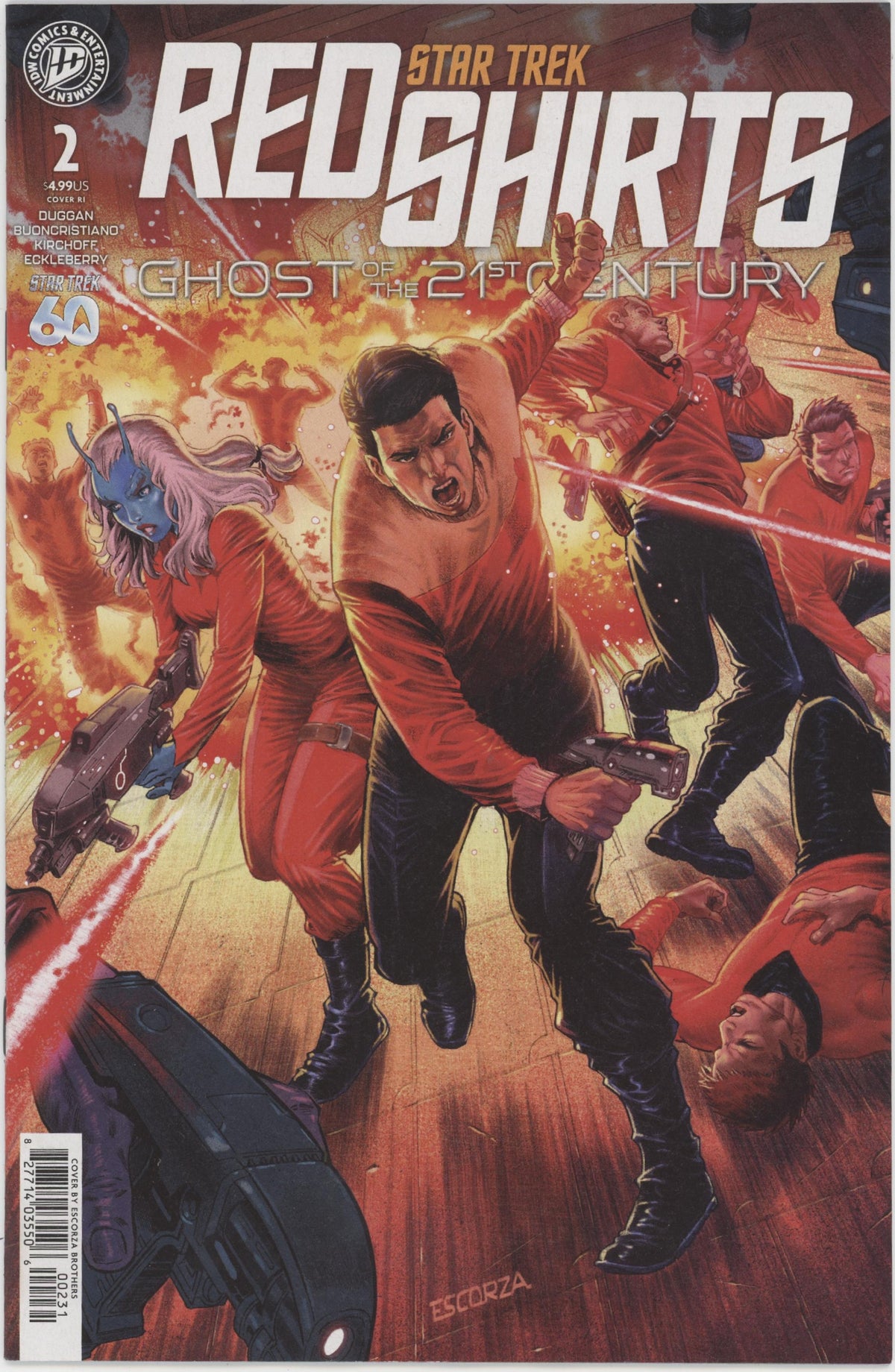 Star Trek: Red Shirts Ghost Of The 21st Century #2 Variant Ri (10) (Escorza Brothers)
