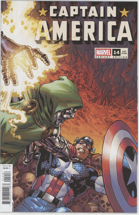 Captain America #14F David Yardin Variant [Arm]